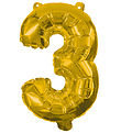 Decorata Party Foileballon - 85 cm - No 3 - Guld