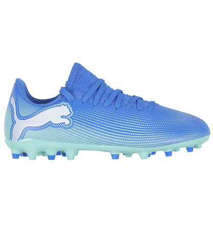 Puma Fodboldstøvler - Future 7 Play MG Jr - Hyperlink Blue/Mint Puma Fodboldstøvler - Future 7 Play MG Jr - Hyperlink Blue/Mint