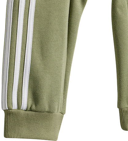 adidas Performance Sweatsæt - I Bos Logo Jog - Beige/Grøn adidas Performance Sweatsæt - I Bos Logo Jog - Beige/Grøn