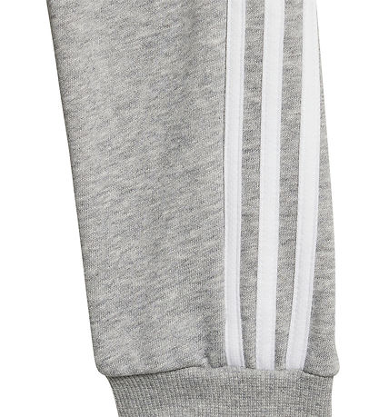 adidas Performance Sweatsæt - I 3S Jog - Sort/Grå adidas Performance Sweatsæt - I 3S Jog - Sort/Grå