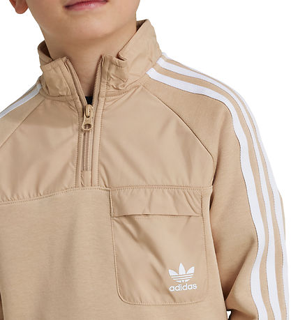 adidas Originals Træningssæt - Crew set HZ - Beige/Hvid adidas Originals Træningssæt - Crew set HZ - Beige/Hvid
