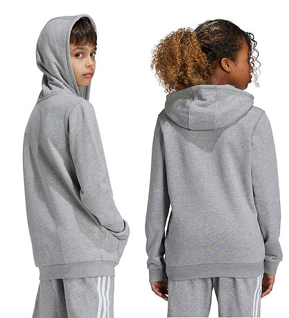 adidas Originals Hættetrøje  - Trefoil - Grå adidas Originals Hættetrøje  - Trefoil - Grå
