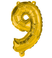 Decorata Party Foileballon - 85 cm - No 9 - Guld Decorata Party Foileballon - 85 cm - No 9 - Guld