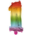 Decorata Party Foileballon - 95 cm - No 1 - Rainbow Decorata Party Foileballon - 95 cm - No 1 - Rainbow