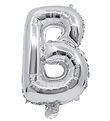 Decorata Party Foileballon - 34 cm - B - Sølv Decorata Party Foileballon - 34 cm - B - Sølv