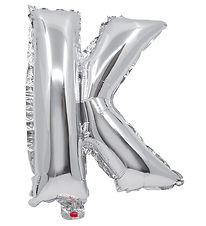Decorata Party Foileballon - 35 cm - K - Sølv Decorata Party Foileballon - 35 cm - K - Sølv