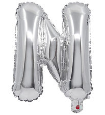 Decorata Party Foileballon - 34 cm - N - Sølv Decorata Party Foileballon - 34 cm - N - Sølv