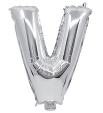 Decorata Party Foileballon - 34 cm - V - Sølv Decorata Party Foileballon - 34 cm - V - Sølv