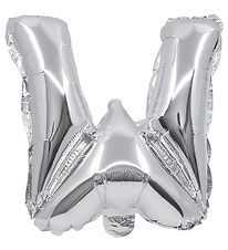 Decorata Party Foileballon - 30 cm - W - Sølv Decorata Party Foileballon - 30 cm - W - Sølv