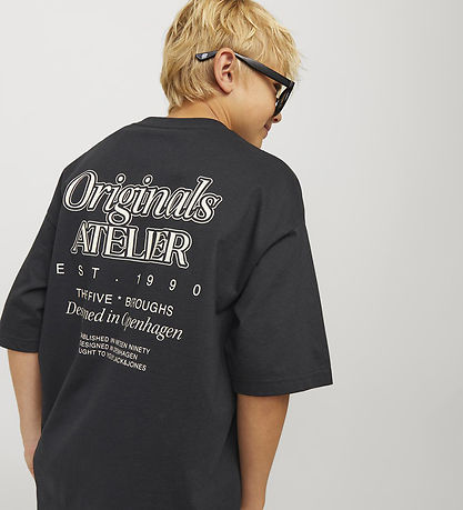 Jack & Jones T-shirt - JorBrooklyn - Black Jack & Jones T-shirt - JorBrooklyn - Black