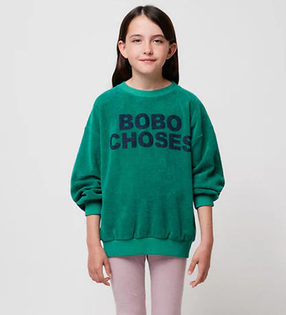 Bobo Choses Sweatshirt - Terry - Green Bobo Choses Sweatshirt - Terry - Green