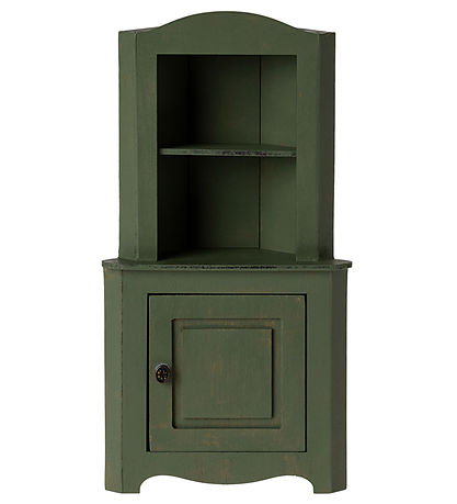 Maileg Miniature Hjørneskab - Mørkegrøn Maileg Miniature Hjørneskab - Mørkegrøn