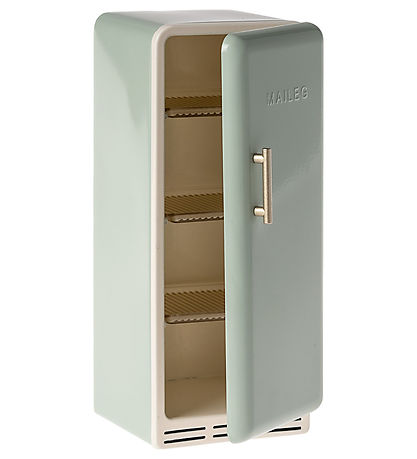 Maileg Miniature Køleskab - Kanin - Metal - Mint