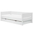 Flexa Enkeltseng m. Udtræksfunktion - 210x101x66,5 cm - Hvid Flexa Enkeltseng m. Udtræksfunktion - 210x101x66,5 cm - Hvid