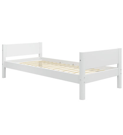 Flexa Enkeltseng - White - 210x101x66,5 cm - Hvid
