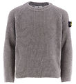 Stone Island Bluse - Uld/Viskose - Mørkegråmeleret Stone Island Bluse - Uld/Viskose - Mørkegråmeleret
