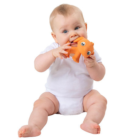 Playgro Bidelegetøj - Eco Play - Pookie Puppy - Orange Playgro Bidelegetøj - Eco Play - Pookie Puppy - Orange