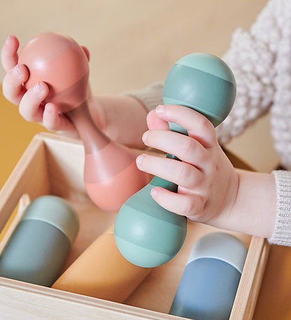 Flexa Rasleinstrumenter - Træ - Mini - Play - 5 Dele - Multi