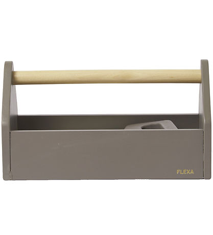 Flexa Værktøjskasse - Træ - Play - 4 Dele - Dusty Brown/Birch Pl Flexa Værktøjskasse - Træ - Play - 4 Dele - Dusty Brown/Birch Pl