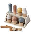 Flexa Ice Cream Shop - Wood - Play - 18 Parts - Multi