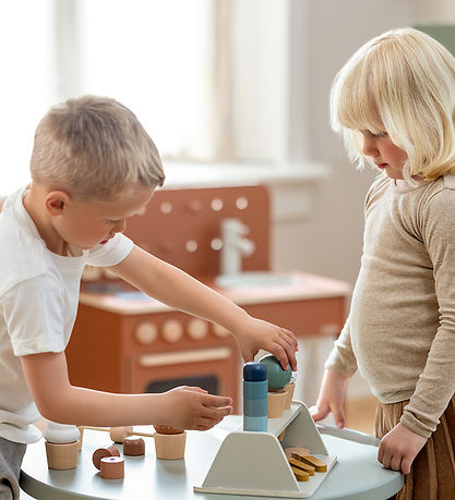 Flexa Ice Cream Shop - Wood - Play - 18 Parts - Multi