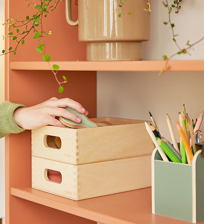 Flexa Opbevaringskasser - Mini - Play - Fyrretræ
