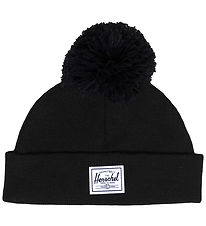 Herschel Hue - Strik - Baby Pom - Sort Herschel Hue - Strik - Baby Pom - Sort