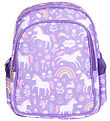 A Little Lovely Company Børnehavetaske m. Termolomme - Unicorn D A Little Lovely Company Børnehavetaske m. Termolomme - Unicorn D