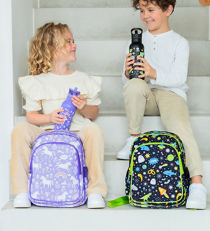 A Little Lovely Company Børnehavetaske m. Termolomme - Unicorn D A Little Lovely Company Børnehavetaske m. Termolomme - Unicorn D