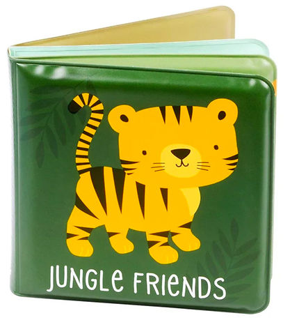 A Little Lovely Company Badebog - Jungle Friends A Little Lovely Company Badebog - Jungle Friends