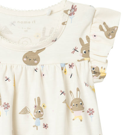 Name It Kjole - NbfHejse - Jet Stream m. Kaniner Name It Kjole - NbfHejse - Jet Stream m. Kaniner