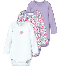 Name It Body l/æ - Noos - NbfBody - 3-pak - Pastel Lilac Name It Body l/æ - Noos - NbfBody - 3-pak - Pastel Lilac