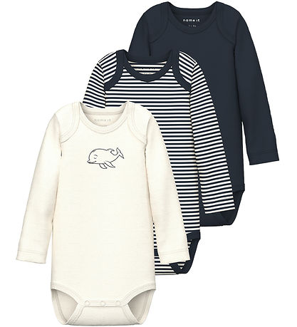 Name It Body l/æ - Noos - NbnBody - 3-pak - Dark Sapphire