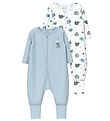 Name It Natdragt - Noos - NbmNightsuit - 2-pak - Baby Blue Name It Natdragt - Noos - NbmNightsuit - 2-pak - Baby Blue