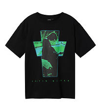 LMTD T-shirt - NlnAsben Justin Bieber - Sort LMTD T-shirt - NlnAsben Justin Bieber - Sort