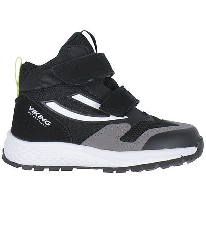 Viking Støvler - Century Mid WP - Black/Lime Viking Støvler - Century Mid WP - Black/Lime
