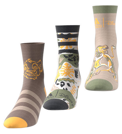 adidas Performance Strømper - 3-pak - Lion King - Grøn adidas Performance Strømper - 3-pak - Lion King - Grøn