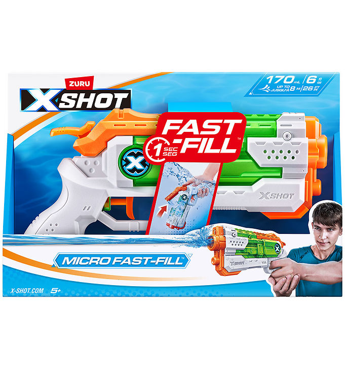 X-SHOT Vandpistol - Micro Fast-Fill - 170 ml