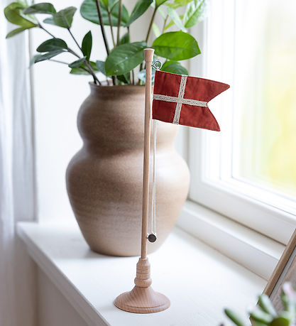 Sebra Table Figurine - Wood - 28 cm - Dannebrog Sebra Table Figurine - Wood - 28 cm - Dannebrog