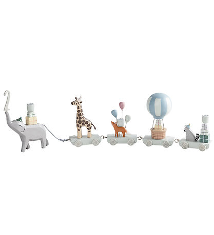 Sebra Fødselsdagstog - Træ - 55 cm - World Of Sebra Sebra Fødselsdagstog - Træ - 55 cm - World Of Sebra