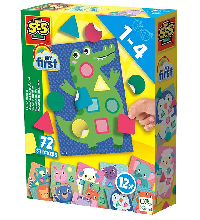 SES Creative - Min Første - Klistermærkemosaik