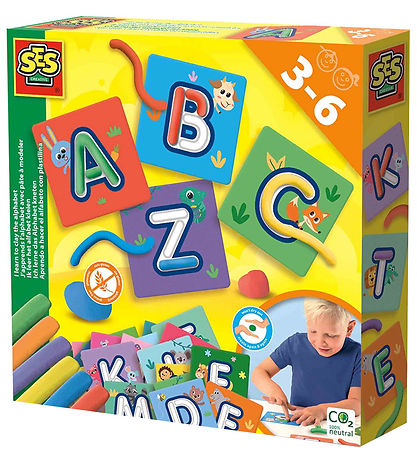 SES Creative Modellervoks - Lær Alfabetet m. Modellervoks