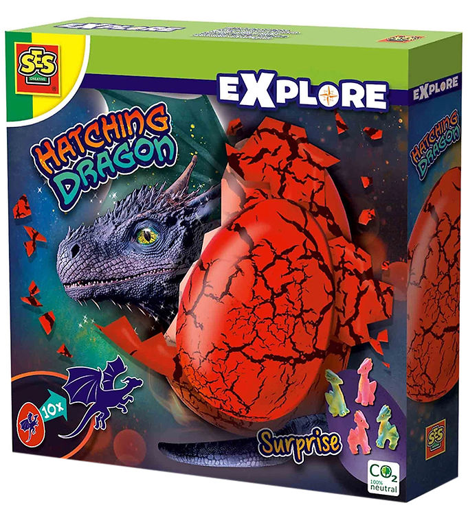 SES Creative Æg - Explore - Udklækningsæg Drage