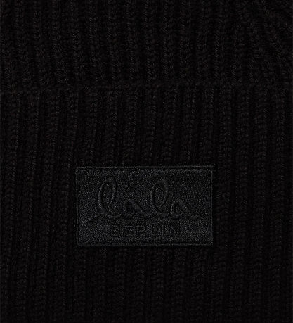 Lala Berlin Hue - Uld/Akryl - Lines - Sort