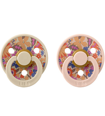 BIBS X Liberty Colour Sutter - 2-pak - Str. 2 - Rund - Blush Mix