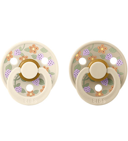 BIBS X Liberty Colour Sutter - 2-pak - Str. 2 - Rund - Ivory Mix