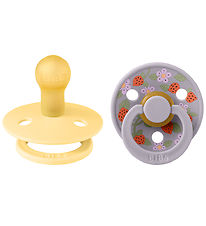 BIBS X Liberty Colour Sutter - 2-pak - Str. 1 - Rund - Plae Butt BIBS X Liberty Colour Sutter - 2-pak - Str. 1 - Rund - Plae Butt