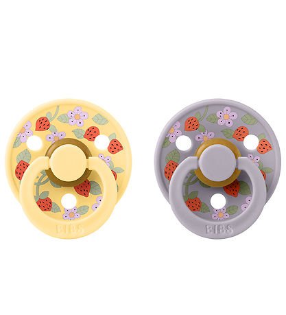 BIBS X Liberty Colour Sutter - 2-pak - Str. 1 - Rund - Plae Butt BIBS X Liberty Colour Sutter - 2-pak - Str. 1 - Rund - Plae Butt