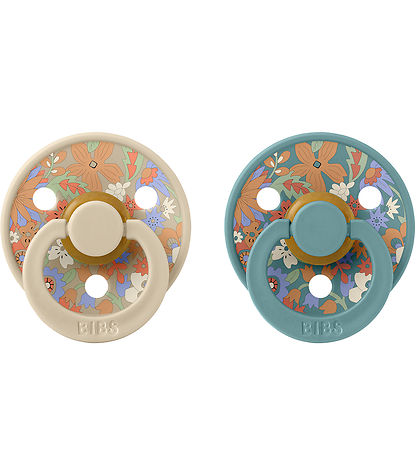 BIBS X Liberty Colour Sutter - 2-pak - Str. 1 - Rund - Hush Mix
