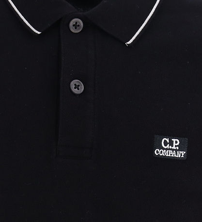C.P. Company Polo - Sort m. Hvid